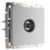 Werkel W1183006 ТВ-розетка оконечная серебряный