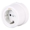 Werkel W5671001 Розетка с заземлением белый ретро