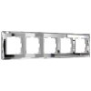 Werkel W0051220 Рамка из стекла на 5 постов Diamant зеркальный