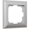 Werkel W0012206 Рамка из поликарбоната на 1 пост Fiore серебряный