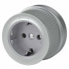Werkel WL19-10-02 Розетка с заземлением и шторками