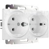 Werkel W1272001 Розетка двойная с заземлением белый