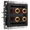 Werkel W1285008 Акустическая розетка черный
