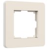 Werkel W0013066 W0013066/ Рамка на 1 пост Split (айвори/белый, soft-touch)