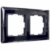 Werkel W0021208 Рамка из стекла на 2 поста Diamant черный