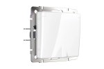 Werkel WL01-SKGSC-01-IP44 Розетка влагозащ. с зазем. с защит. крышкой и шторками