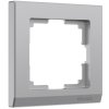Werkel W0011806 Рамка из пластика на 1 пост Stark серебряный