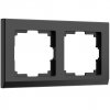 Werkel WL04-Frame-02-black Рамка Werkel на 2 поста (черный) WL04-Frame-02-black