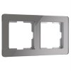 Werkel W0022704 Рамка из акрила на 2 поста Acrylic графит