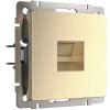 Werkel W1181010 Розетка Ethernet RJ-45 шампань рифленый