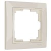 Werkel W0012003 Рамка из поликарбоната на 1 пост Snabb Basic слоновая кость