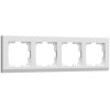 Werkel W0041801 Рамка из поликарбоната на 4 поста Stark белый
