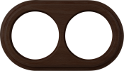 Werkel WL15-frame-02 Рамка Legend на 2 поста Werkel W0025226 Венге