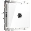 Werkel W1184001 ТВ-розетка проходная (белый)