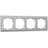 Werkel W0041806 Рамка из поликарбоната на 4 поста Stark серебряный