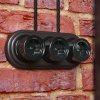 Werkel W6453208 Ретро кабель витой 3х1,5 черный 20 м