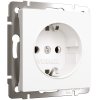 Werkel W1171061 Розетка с заземлением белый матовый