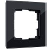 Werkel W0011108 Рамка из стекла на 1 пост Favorit черный
