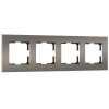 Werkel W0042963 Рамка из поликарбоната на 4 поста Slab бронза софт