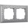 Werkel WL07-Frame-02 Рамка Werkel на 2 поста (матовый хром)