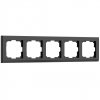 Werkel WL04-Frame-05 Рамка Werkel на 5 постов (черный) WL04-Frame-05-black