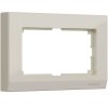 Werkel W0081803 Рамка из пластика для двойной розетки Stark слоновая кость