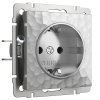 Werkel W1271006 Розетка с заземлением серебряный