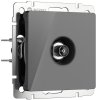 Werkel W1183044 ТВ-розетка оконечная графит акрил