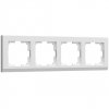 Werkel WL04-Frame-04-white Рамка Werkel на 4 поста (белый) WL04-Frame-04-white