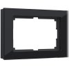Werkel W0081108 Рамка из стекла для двойной розетки Favorit черный