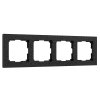 Werkel W0042408 Рамка из поликарбоната на 4 поста Hammer черный