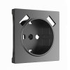 Werkel W1179564 Накладка для розетки USB графит матовый