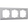 Werkel W0031806 Рамка из поликарбоната на 3 поста Stark серебряный