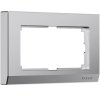Werkel W0081865 Рамка из поликарбоната для двойной розетки Stark серебряный матовый