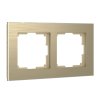 Werkel W0021711 Рамка из металла на 2 поста Аluminium шампань алюминий