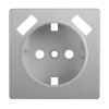 Werkel WL09-USB-CP Накладка для розетки USB (cеребряный рифленый)