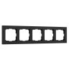 Werkel W0052408 Рамка из поликарбоната на 5 постов Hammer черный