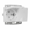 Werkel W1172201 Розетка двойная влагозащ. с зазем. с защит. крышками и шторками белый