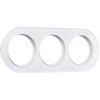 Werkel W0035101 Рамка из стекла на 3 поста белый