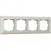 Werkel WL07-Frame-04 Рамка Werkel Antik на 4 поста (жемчужный)