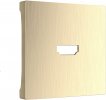 Werkel WL10-HDMI-CP Накладка для розетки HDMI (шампань рифленый)