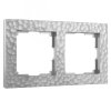 Werkel W0022406 Рамка из поликарбоната на 2 поста Hammer серебряный