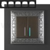 Werkel WL07-Frame-05 Рамка Antik на 5 постов Werkel WL07-Frame-05 Матовый хром