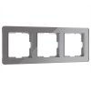Werkel W0032704 Рамка из акрила на 3 поста Acrylic графит
