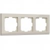 Werkel WL04-Frame-03-ivory Рамка Werkel на 3 поста (слоновая кость) WL04-Frame-03-ivory