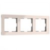Werkel W0032743 Рамка из акрила на 3 поста Acrylic айвори