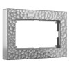 Werkel W0082406 Рамка из поликарбоната для двойной розетки Hammer серебряный