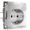 Werkel W1171606 Умная встраиваемая розетка с заземлением с защитными шторками