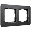 Werkel W0022608 Рамка из металла на 2 поста Platinum черный