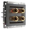 Werkel WL04-AUDIOx4 Акустическая розетка